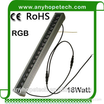Latest products multi color 18LEDs 24v 18watt wall washer lighting symbol